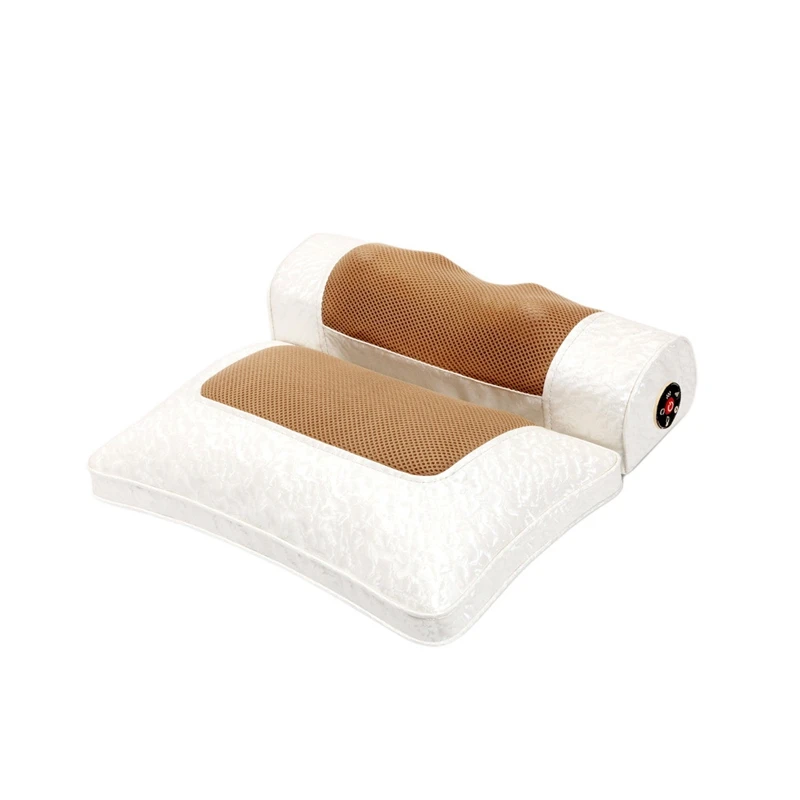 Pillow Electric Massager Sleep Pillow Multifunctional Neck Massage Shiatsu Device For Body Relaxation,EU Plug