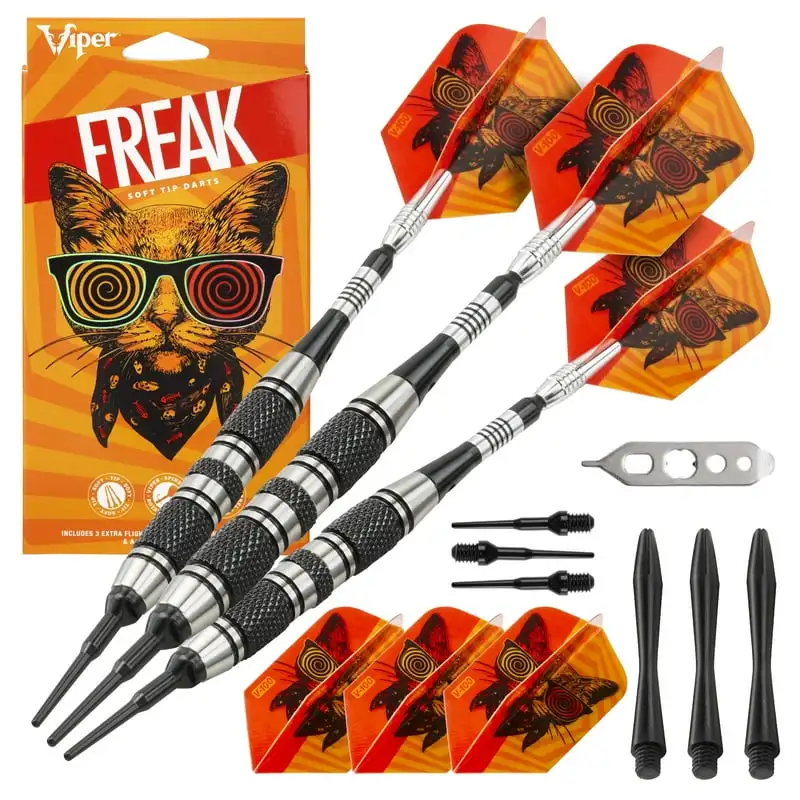 

Freak Soft Tip Set, 3 Knurled Rings Barrel, 18 Grams