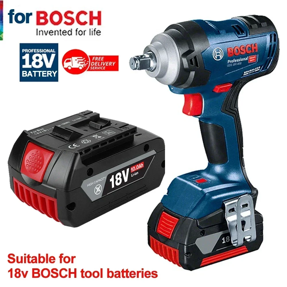Оригинальный аккумулятор 18 В 10 0 Ач для Bosch Professional GBA GBH GSR GSB BAT618 BAT609 BAT620