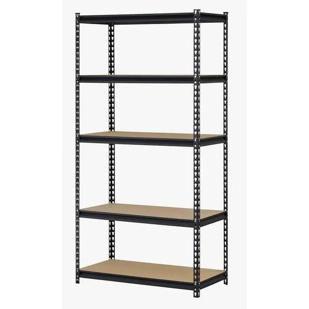 

4000 Lbs. Capacity Organizers Storage 36“W X 18”D X 72“H 5-Tier Steel Shelving Shelf Black Things for the Home Organizer Gadgets