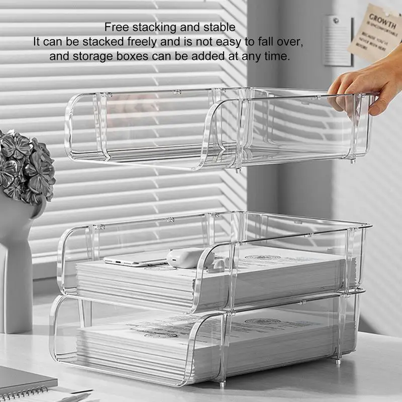 Настольный органайзер для документов формата А4 бумаги стеллаж пластиковая