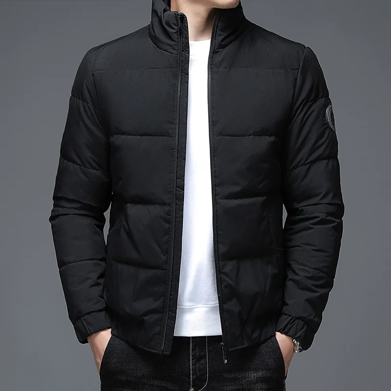 2022 Winter New Light Luxury Fashion Jacket Cotton Jacket Men Jacket Fashion Large Size Cotton Jacket Men's Thickened Warm