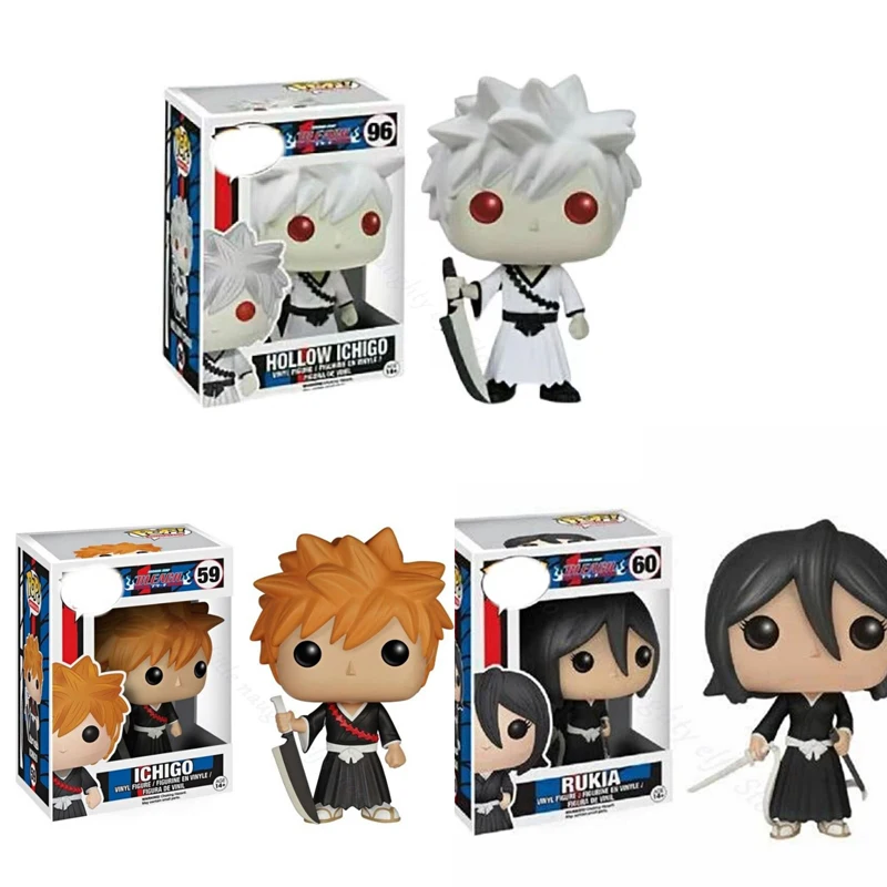 

Bandai Bleach Ichigo Hollow Ichigo Rukia Action Figure Collection Model Toys Brinquedos For Christmas Gift