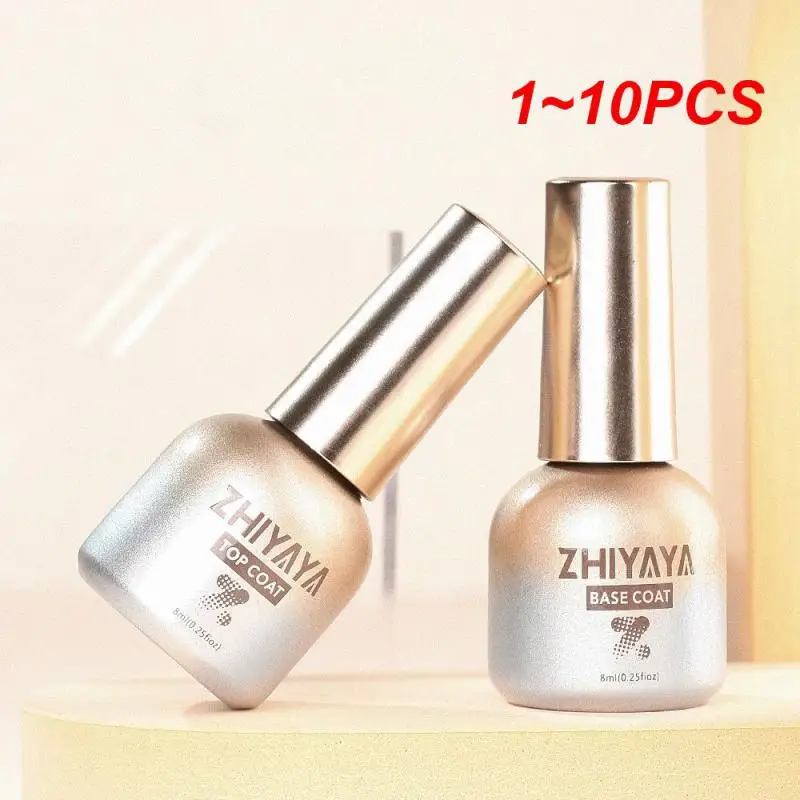 

1 ~ 10 шт. Выравнивающий гель стойкий кристальный блеск простое в использовании матовое покрытие профессиональная сильная защита ногтей