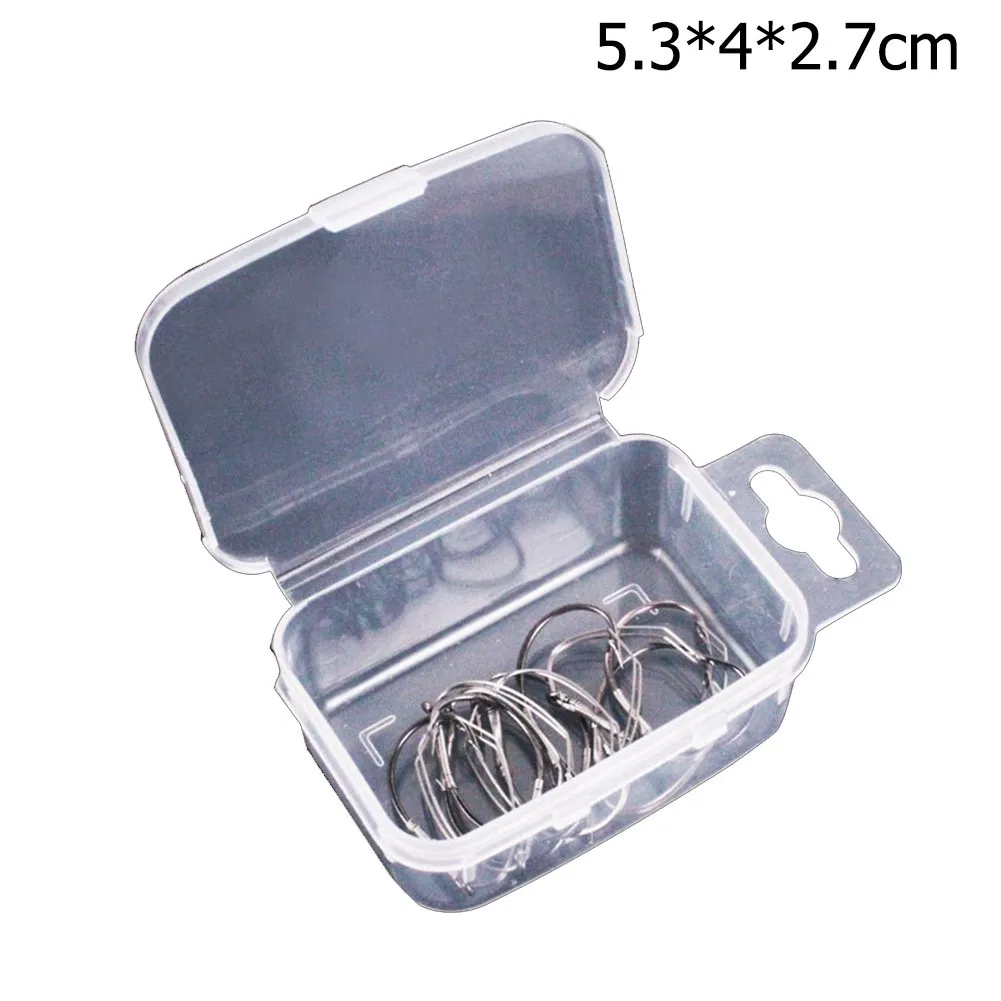 

Wide Fishing Hooks 10pcs/Box Barbed Fishig Gap High Carbon Steel Hook Hooks Rig Weedless New Protable Reliable