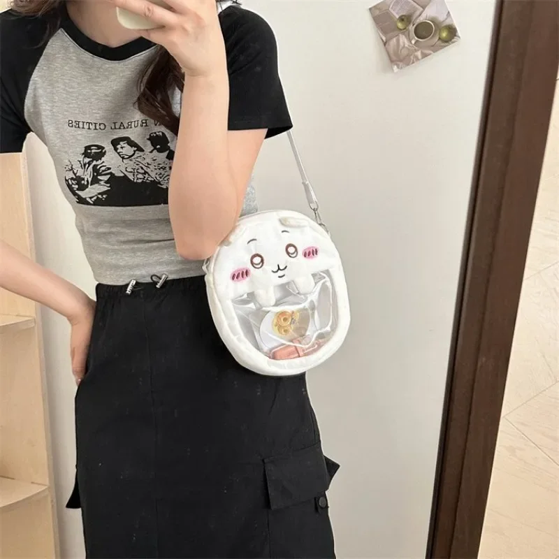 MINISO Chiikawa сумка через плечо с рисунком Усаги большой емкости вышивкой плюшевая