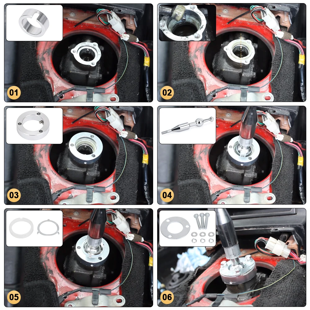 Быстрый короткий рычаг переключения передач для Mazda MX5 Miata 90 91 92 93 94 95 96 97 RX7 86-91 PQY-PDG07