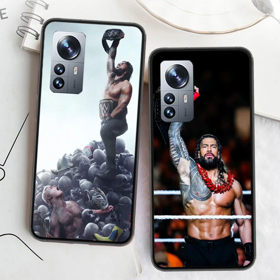 Чехол для телефона R-Roman Big Dog R-Reigns Xiaomi Poco X7 X6 X5 X4 X3 GT NFC M4 M5 Pro 5G M3 Mi F6 F5 F4 F3 F2 F1 Capa Coque TPU Co