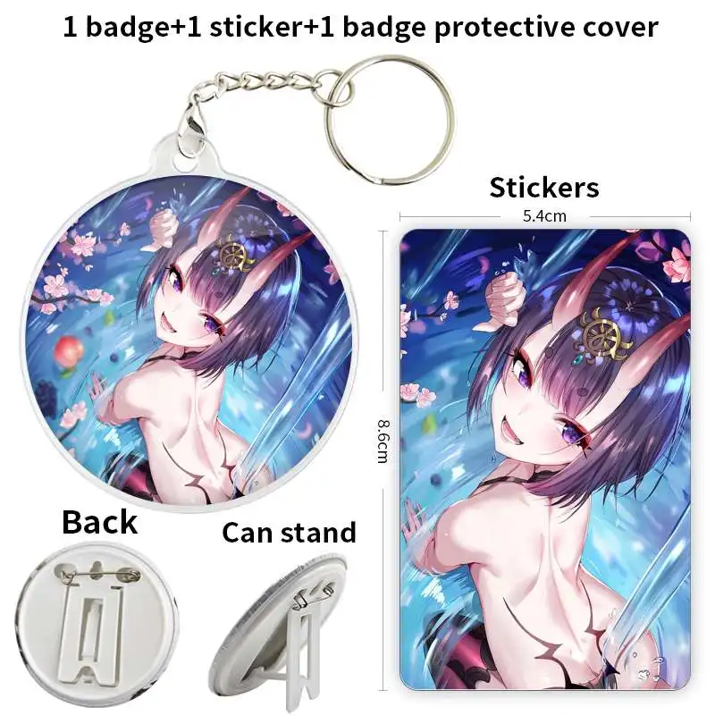 Брошь-значок Shuten douji с персонажами аниме убийца