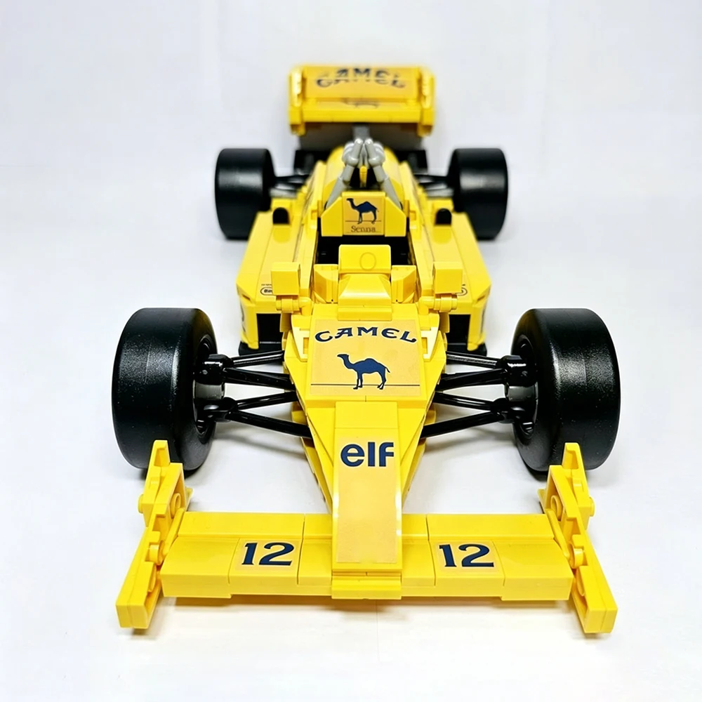 Фото Новая модель MOC Speed ​ ​ Конструктор-модель гоночного автомобиля Lotus 99T Grand Prix 1987 года, серия 1987, модульная сборка, детская игрушка, подарок для мальчика №3