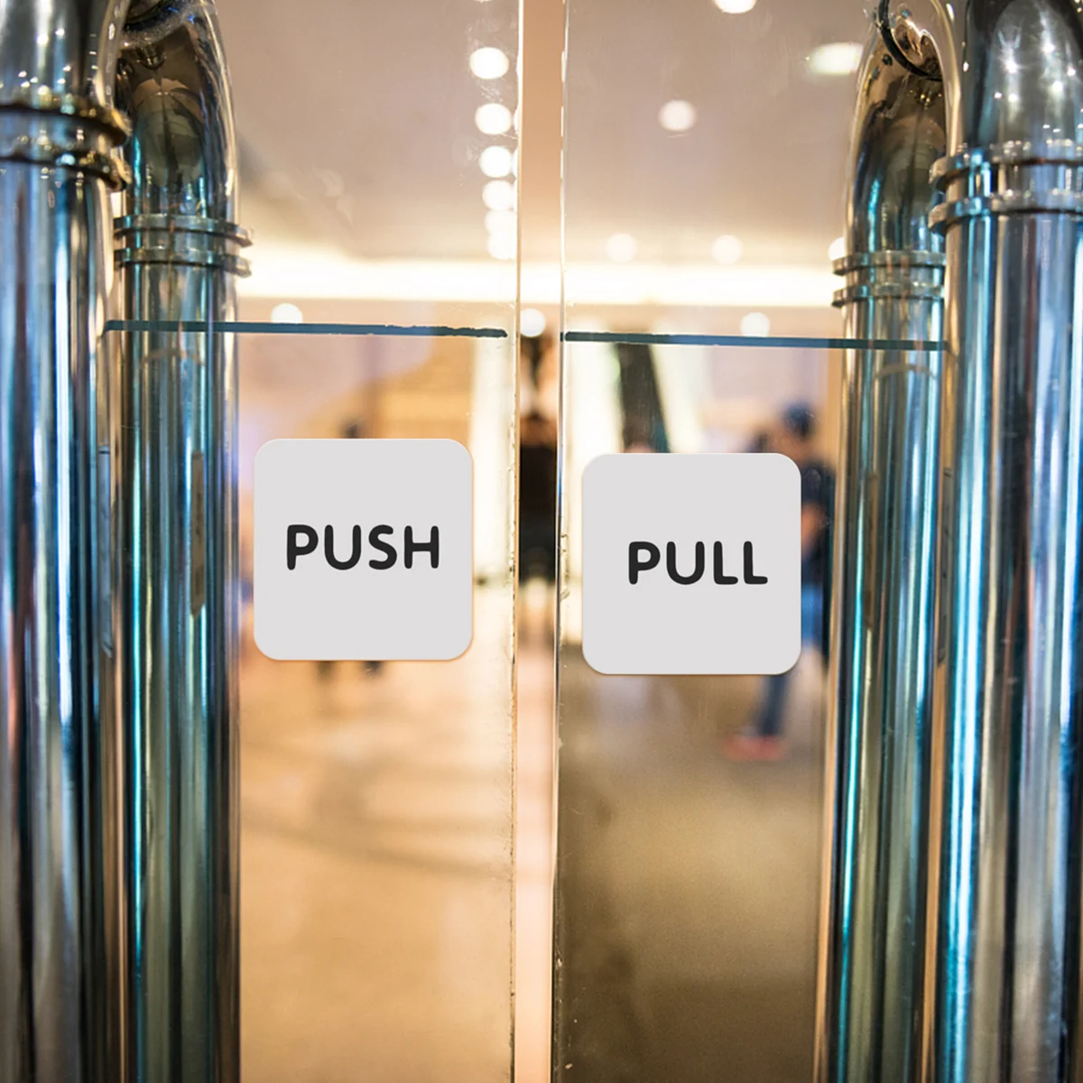 1 пара самоклеящиеся наклейки для входной двери