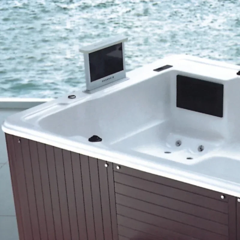 8-местный спа-джак для плавания акриловый бассейн гидротерапевтический спа