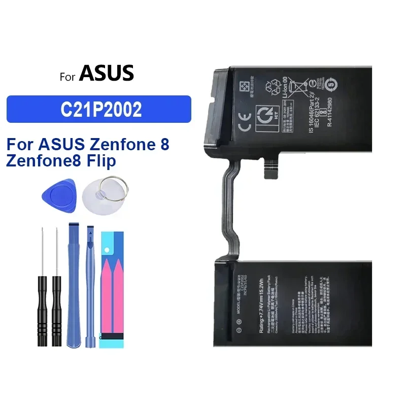 Аккумулятор 3000 мАч/4000 мАч C21P2001 C21P2002 для ASUS ROG Phone 5 5S Pro 4Pro Zenfone 8 Flip ZS673KS I005DA I005DB