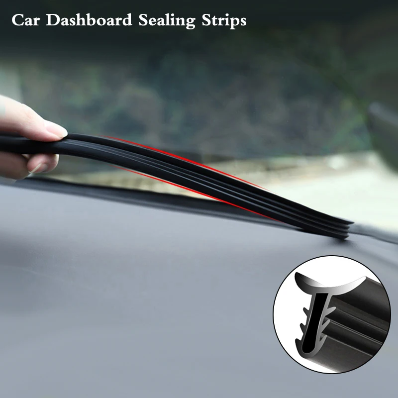 

Car Sticker Dashboard Sealing Strip Noise Sound Insulation Rubber Strips Leakproof Weatherstrip Auto Anti Leak Strip Accessories