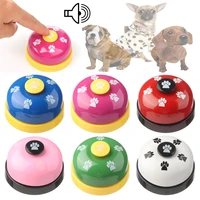1 pc new pet training bell practical small dogs feeding calling bells cute dog footprint paw pattern pet bell ring dog supplies