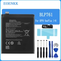 100 original quality for oppo oneplus 8 for oneplus 8 18 blp761 battery replacement mobile phone batteries bateria