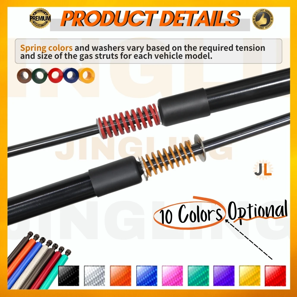 Qty(2) Стойки багажника с пружиной для Audi A3/S3/RS3 Sportback (8 В) 5-дверный хэтчбек 2012-2020