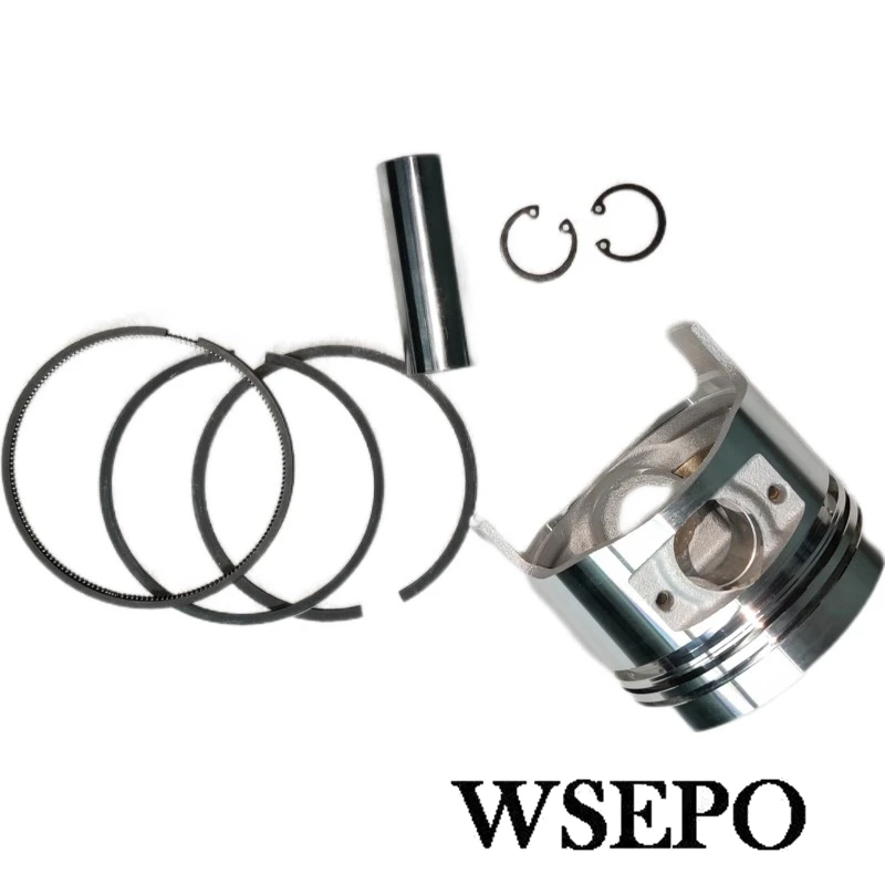 Qualidade do Oem Pistão Mais Anéis Pino Mais Anel 04 Jogo do Computador para 192f 192fa 12hp ar de Refrigeração Tempos Motor Diesel 7.5kw 88kw Peças Gerador Peças e acessórios do gerador
