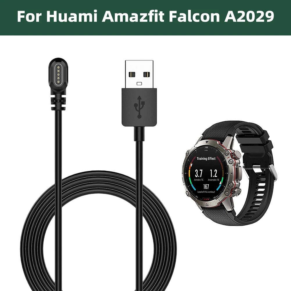 

Кабель для зарядки и передачи данных для Amazfit Falcon A2029, сменный зарядный шнур USB для смарт-часов, зарядное устройство для Huami Amazfit Falcon A2029