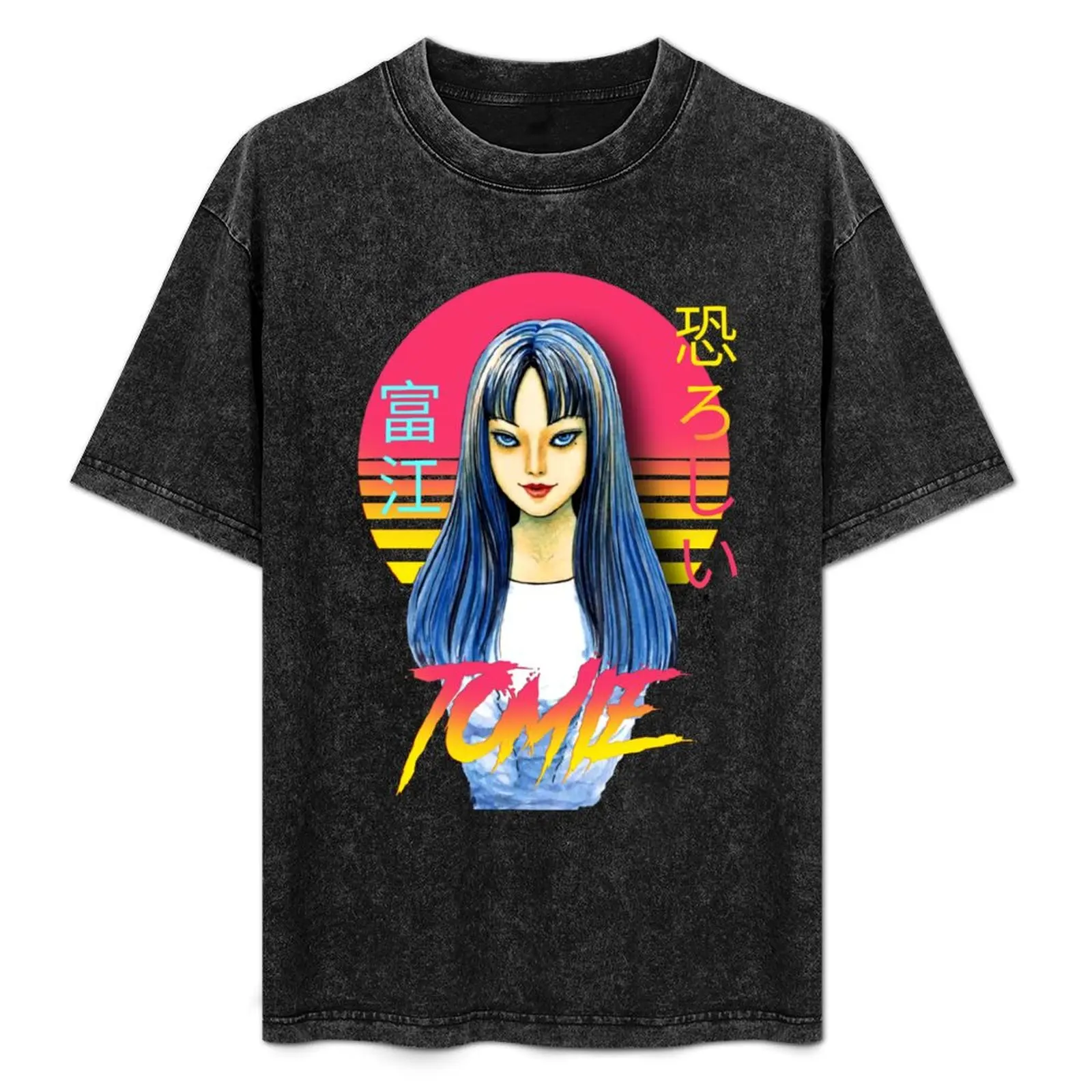 Фото Футболка Tomie, мужские футболки с рисунком, мужская футболка из 100% хлопка, люксовый бренд, мужская футболка, хлопковые рубашки для мужчин, хлопковая футболка №1