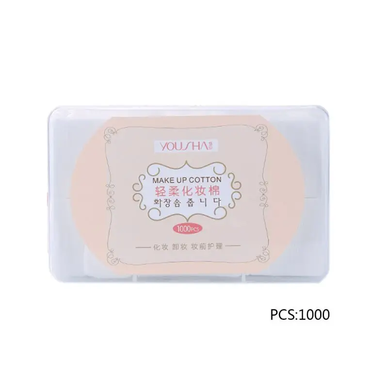 

1000Pcs/Box Non-Woven Fabric Cosmetic Cotton Pads Makeup Wipes for FACIAL Cleans