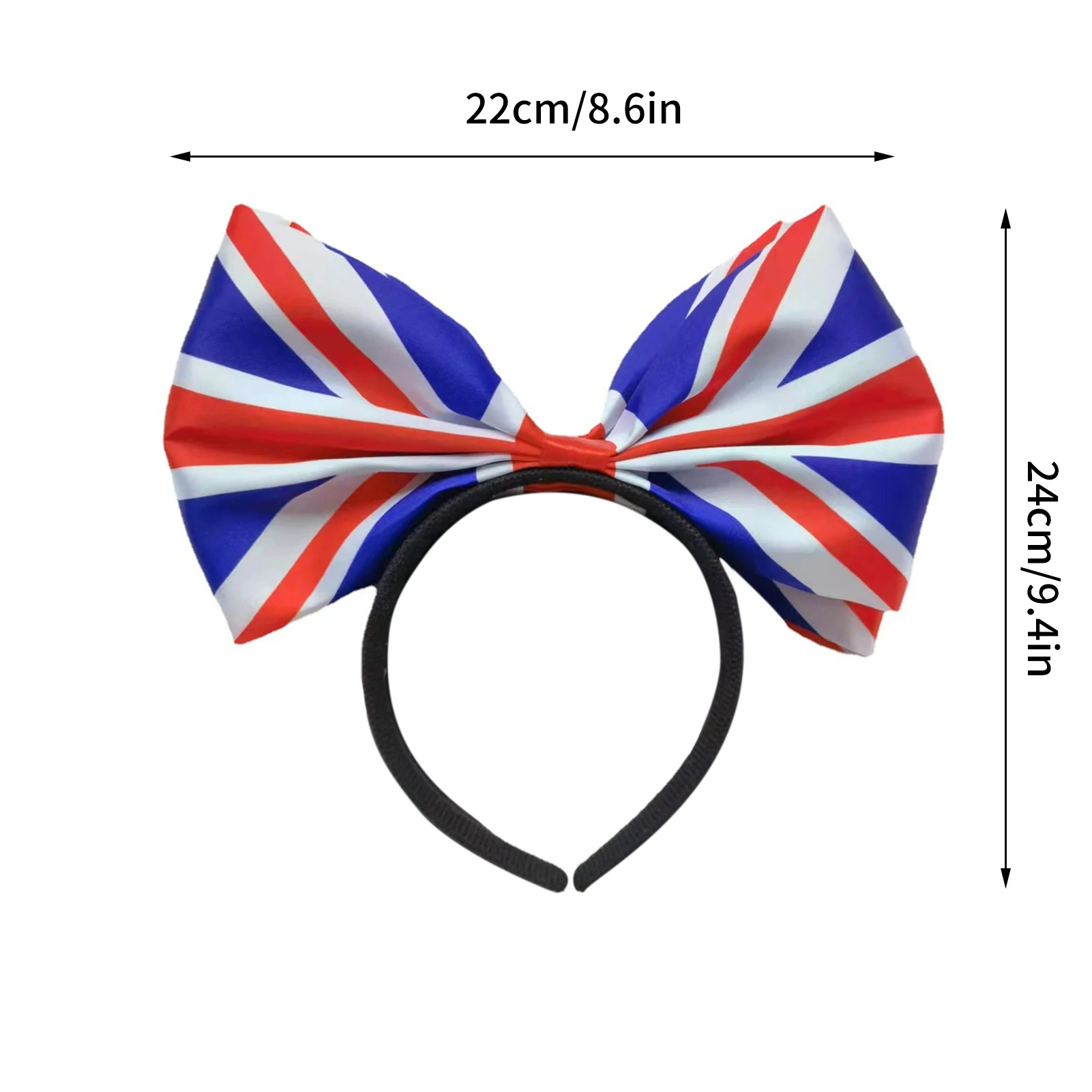 

Union Jack Bow Headband 2022 Queen Jubilee Party Supplies British Photo Props For Queen Jubilee National Holiday Decoration