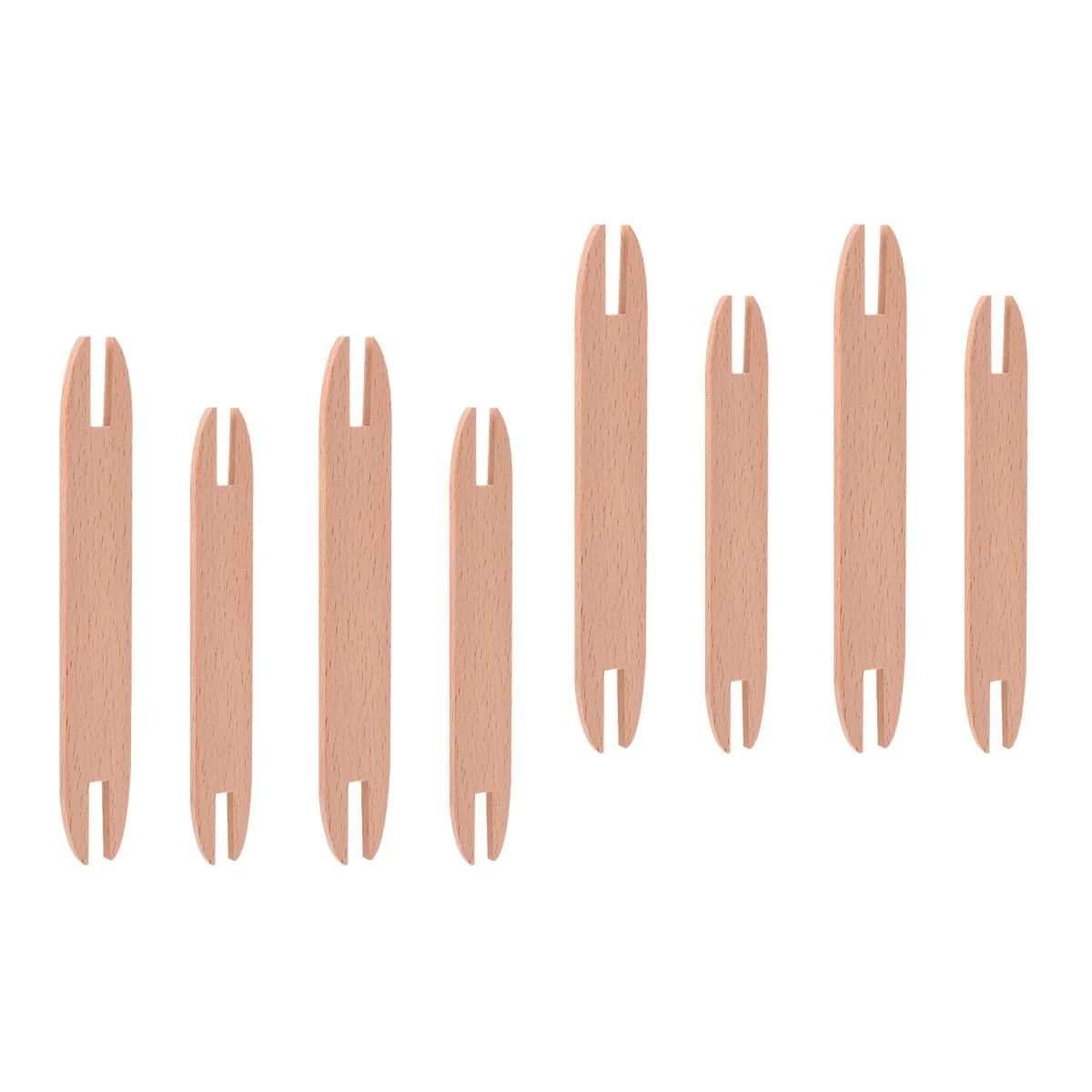

8 Pcs DIY Sweater Shuttles Weaving Accessories Wooden Shuttles Weaving Sticks for Home