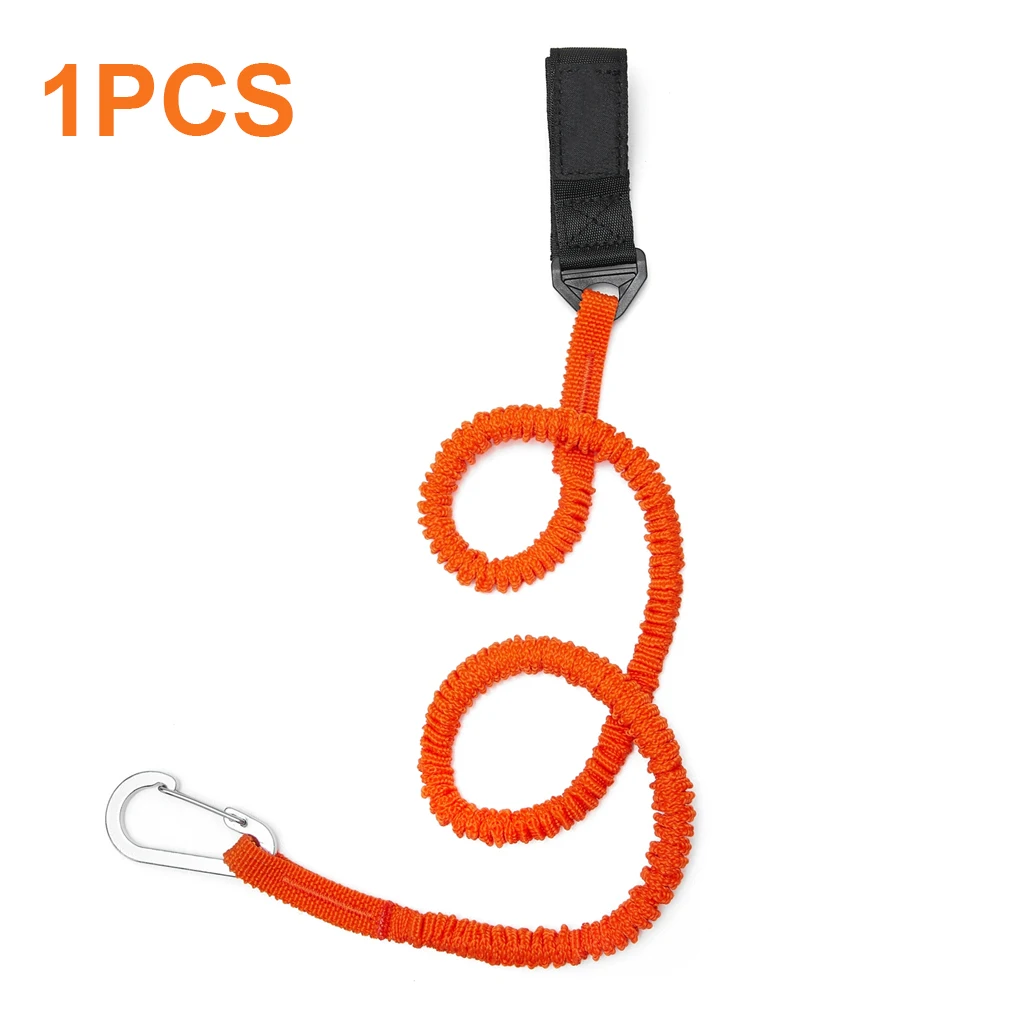 

1 шт., шнур для каноэ, весла, рыболовная удочка, эластичный безопасный шнурок, портативный карабин, аксессуары для рафтинга и каякинга