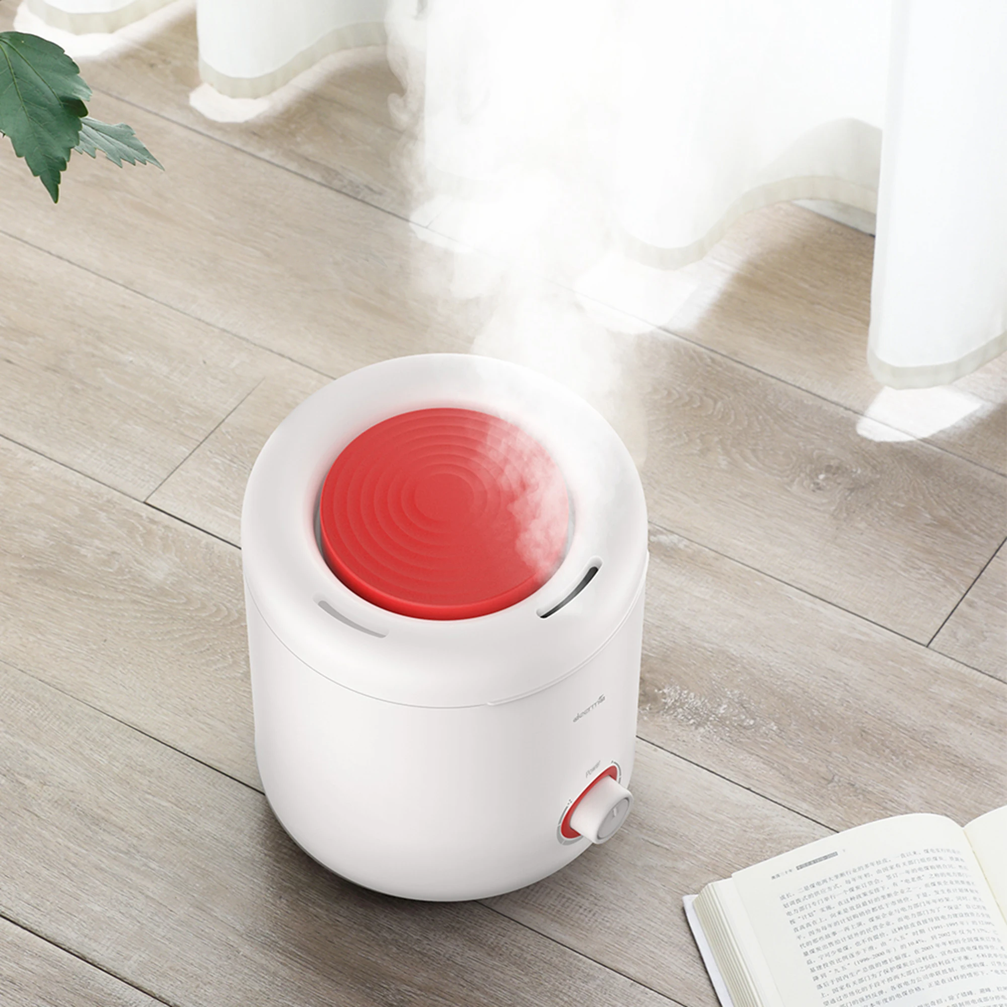 

Deerma DEM-F300 Humidifier 2.5L capacity, intelligent water shortage protection, constant humidity small aromatherapy purifier