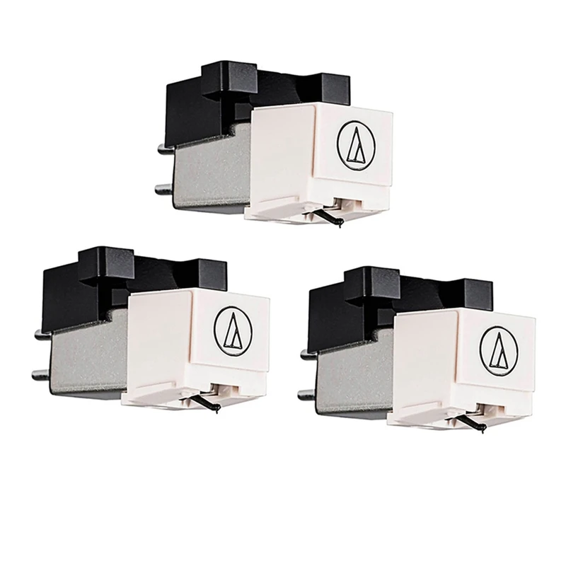 3PCS AT3600L Dynamic Magnetic Cartridge Needle Stylus Parts Accessories For Audio Technica Turntable Phonograph Records Player