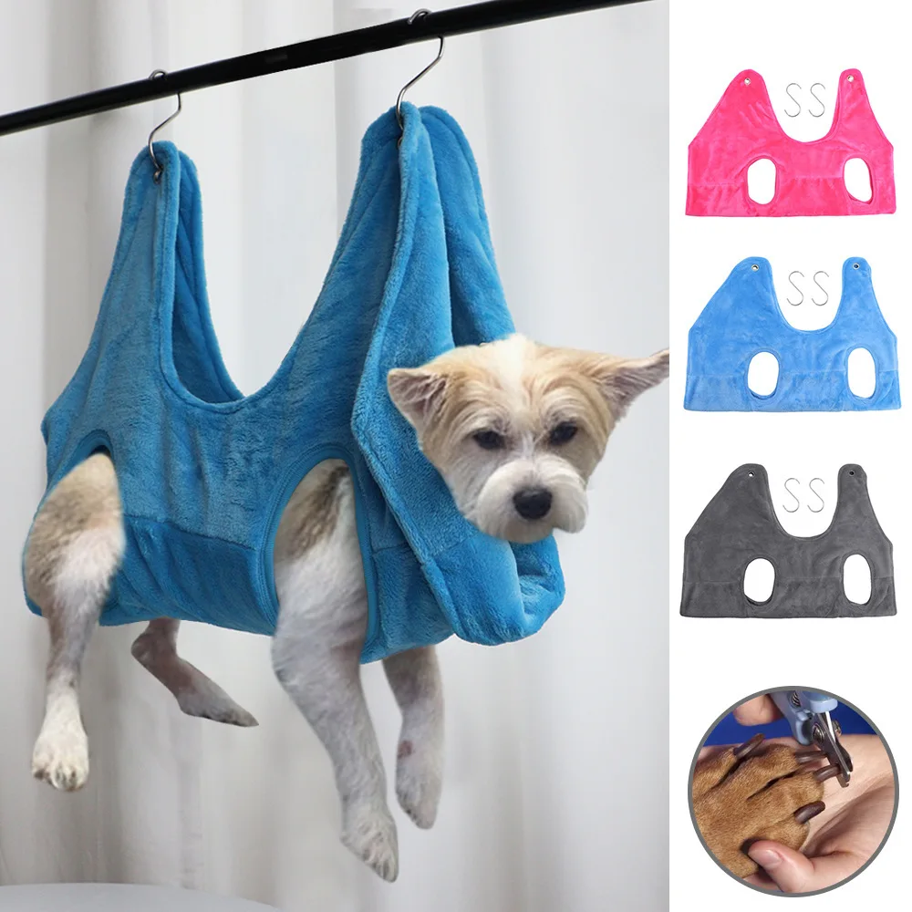 

Cat Trimming Puppy Bag Helper Hammocks Cat Grooming Grooming Hammock Cat Nail Pet Dog Bathing Bag Restraint Clip