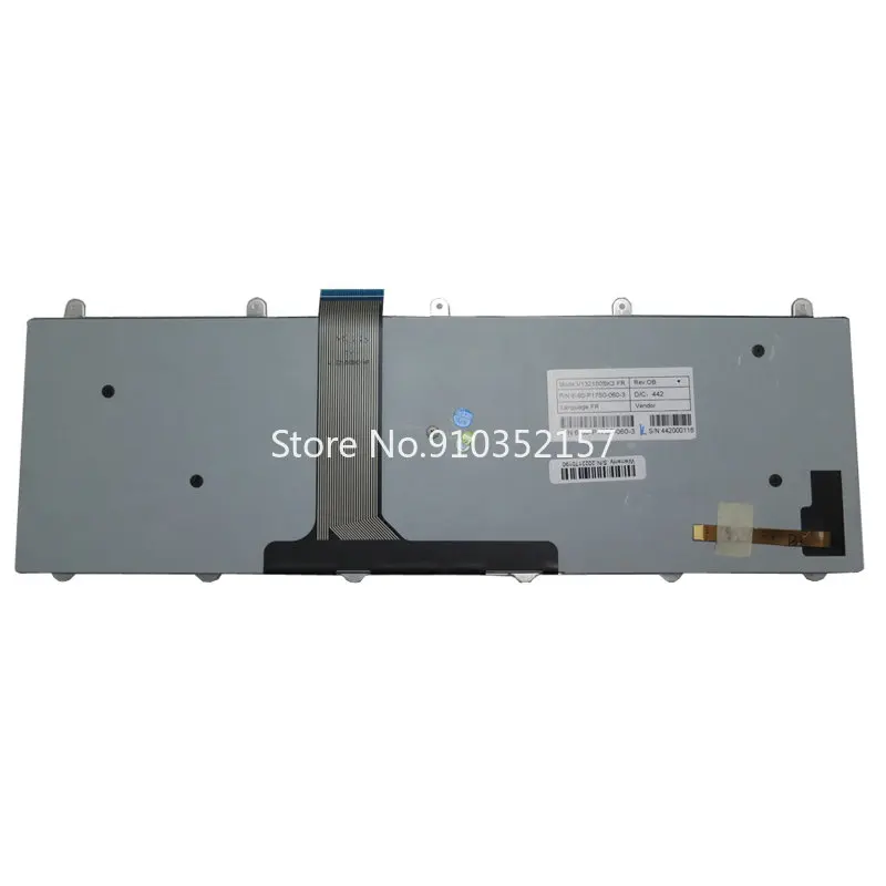 Клавиатура с подсветкой для CLEVO P170EM P150EM KR Korea 6-80-P2700-111-3 V132150AK1 P150SM P270WM3 P370EM3 P570WM3 -