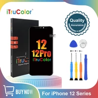 itrucolor for iphone 12 lcd display incell oled for iphone 12 mini touch screen replacement 12 pro max power saving