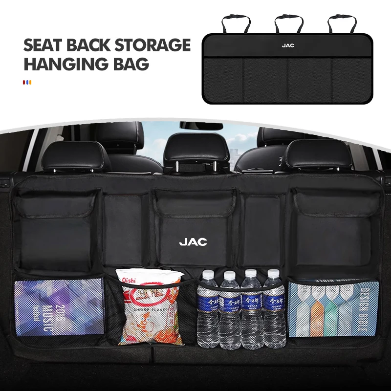 Car Seat Backseat Hanging Organizer Large Capacity Storage Bag For JAC S2 J3 Board JS2 S3 JS3 J2 S5 T8 Refine J5 J6 J7 J4
