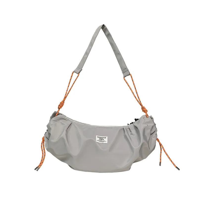 Stylish Men's Nylon Shoulder Bag  New Style Waterproof with Large Capacity and Lightweight