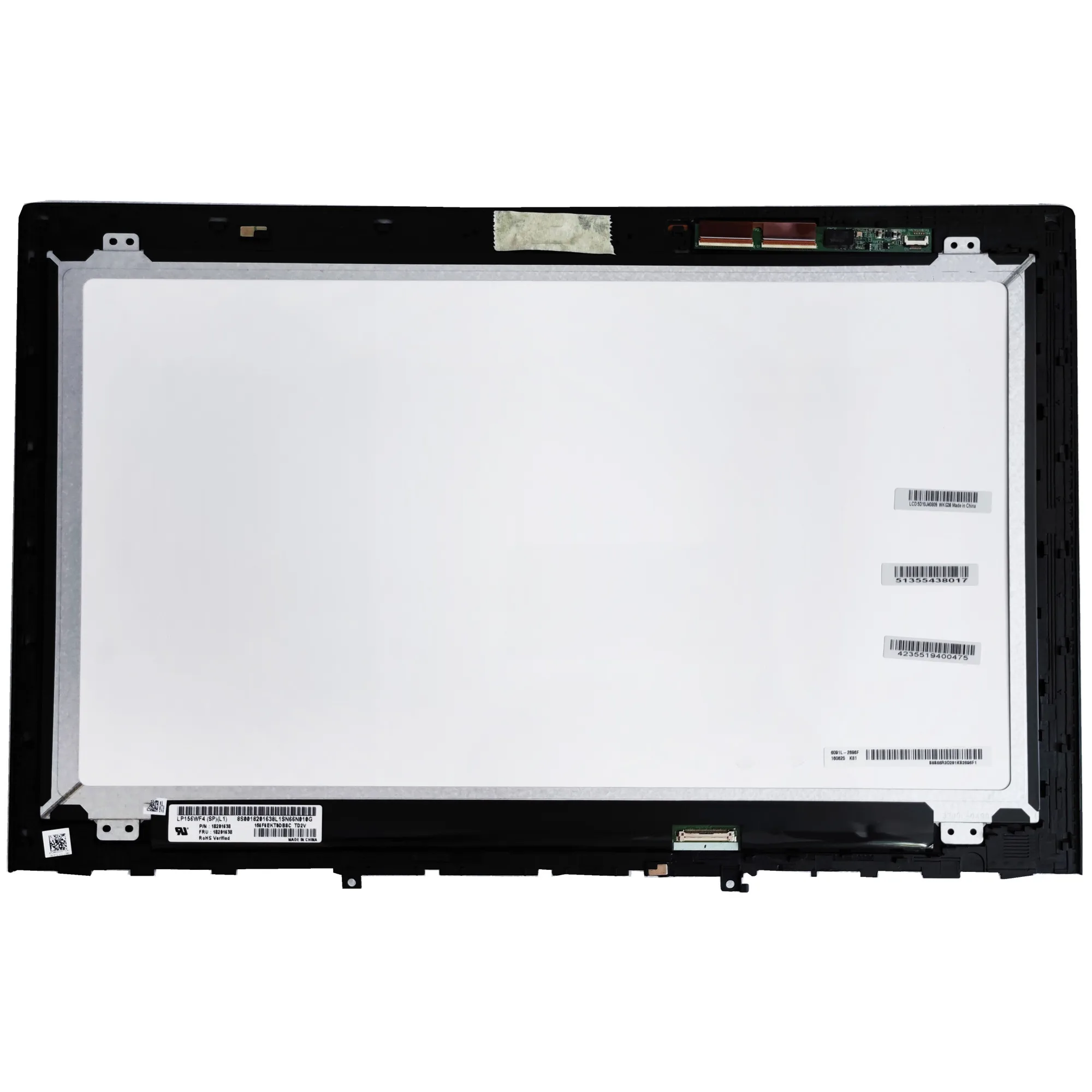 

15.6'' FHD Laptop LCD LED Touch Screen Digitizer Assembly For Lenovo Yoga Y50-70 LP156WF4-SPL1 With Frame FRU:18201638