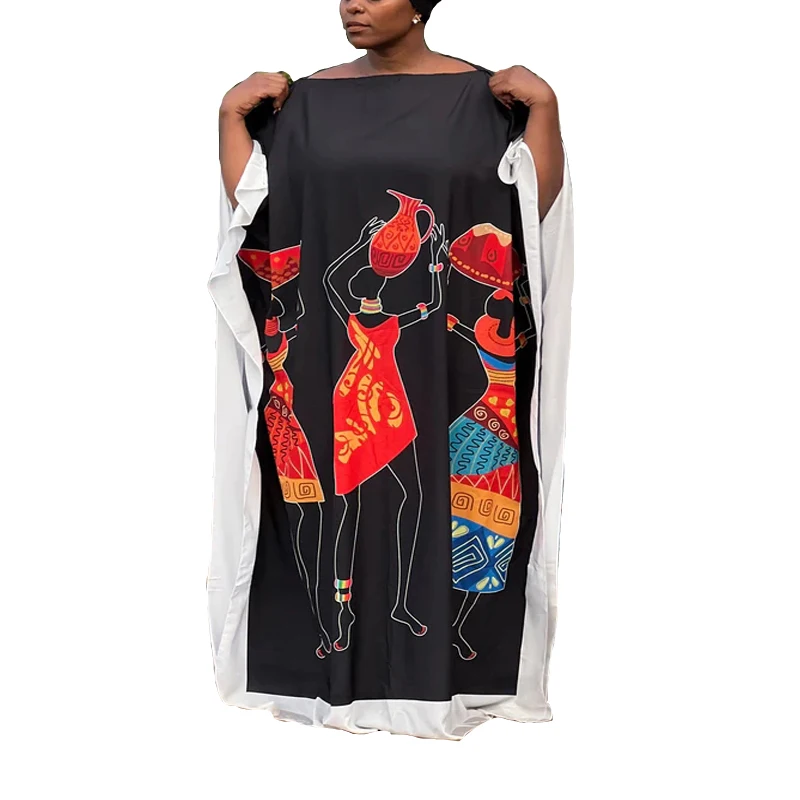 

Африканские платья, одежда для женщин, модное платье-кафтан, африканская одежда kanga, Дашики, кафтан 2023, Африканское платье