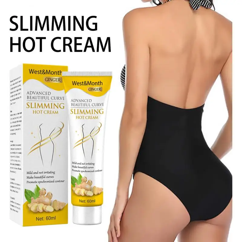 

West&month ginger slimming cream slimming massage cream removes the big belly and thigh muscles to lift and tighten the body