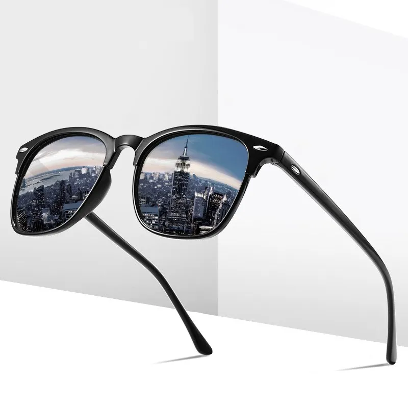 

New Polarized Sunglasses Classic Vintage Men Sunglasses Anti-Reflective Mirror Men Out Door Sun Glasses Fashion Glasses Uv400