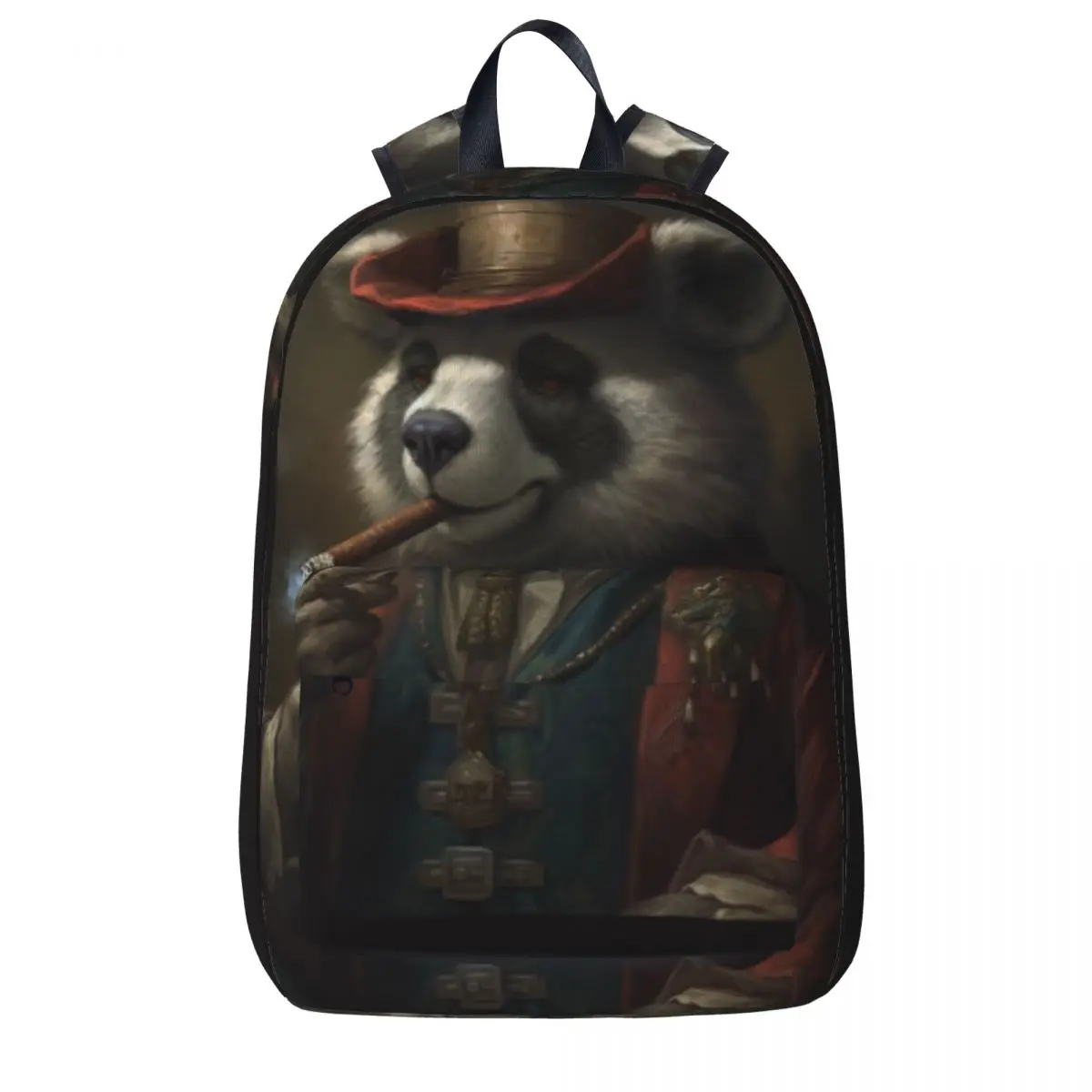 

Panda Backpack Unisex Gangster-style Godfather Print Backpacks Polyester Fashion School Bags Sport Custom Rucksack