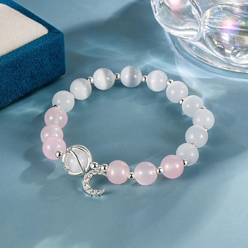 Браслет KOFSAC &quotКошачий глаз&quot с кристаллами