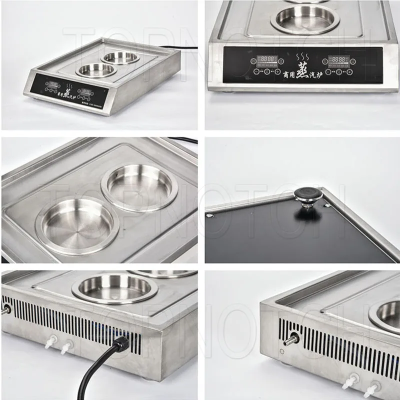 Многофункциональная электрическая пароварка Коммерческая Паровая печь из