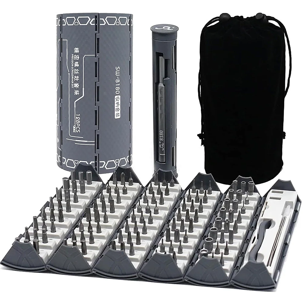 Набор отверток 128 в 1 прецизионные магнитные насадки для отвертки разборный