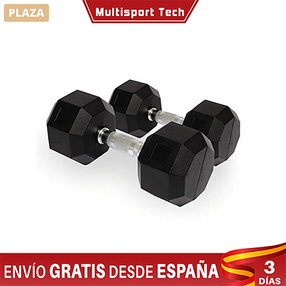 Набор для фитнеса Мужской и Женский шестигранные резиновые гантели тренировок в