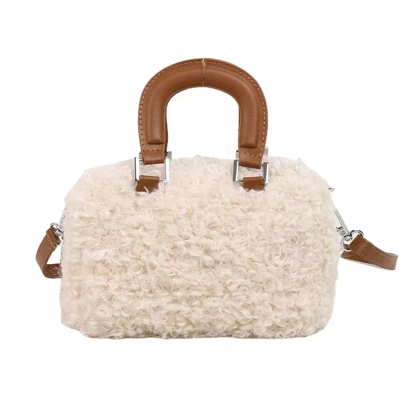 Осенне-зимняя бархатная универсальная сумка через плечо 2024 новая мода большая