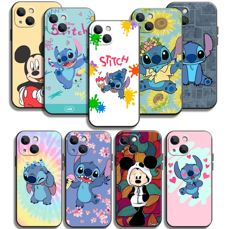 

Disney Stitch MIQI Phone Cases For iPhone 11 12 Pro MAX 6S 7 8 Plus XS MAX 12 13 Mini X XR SE 2020 Cases Carcasa Coque