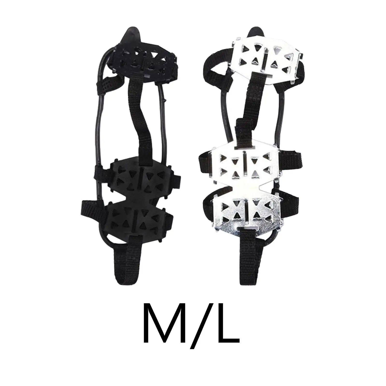 Шипы для обуви Портативные шипы захватывания снега через кошки