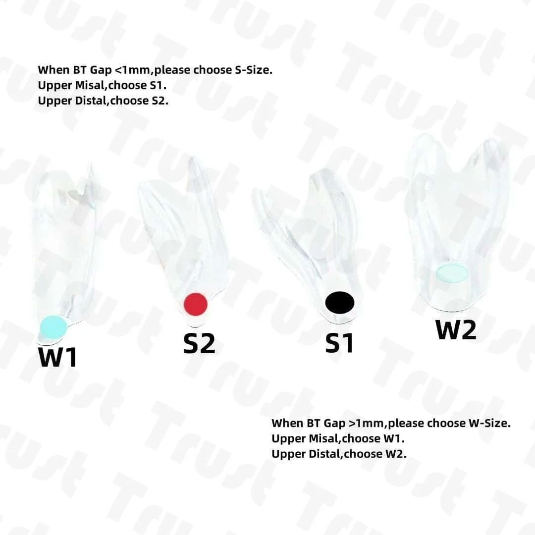 25 шт./кор. стоматологические прозрачные матричные ленты матрицы передний