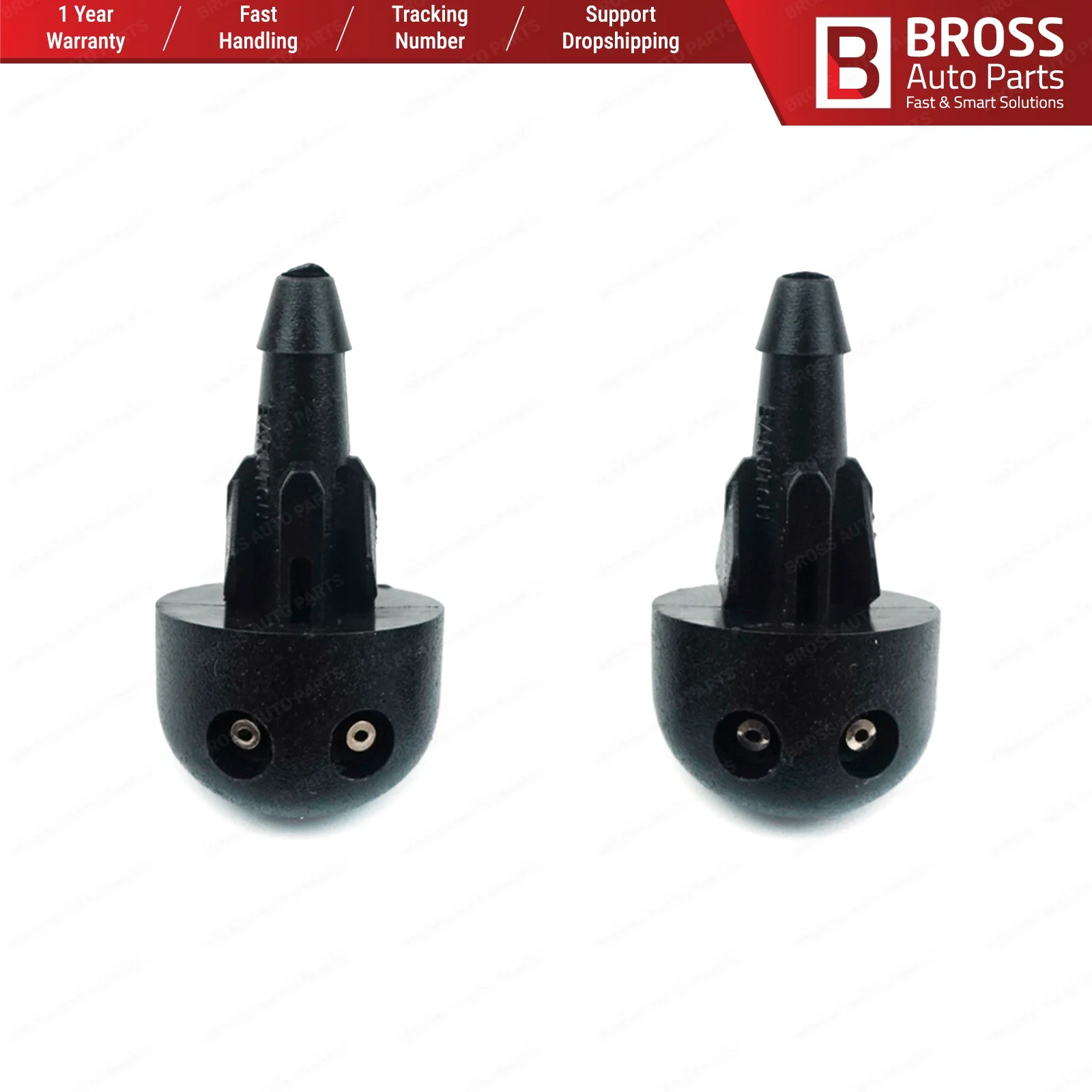 Bross автозапчасти BSP528 2 шт. Передняя Форсунка омывателя лобового стекла 7700413545 для