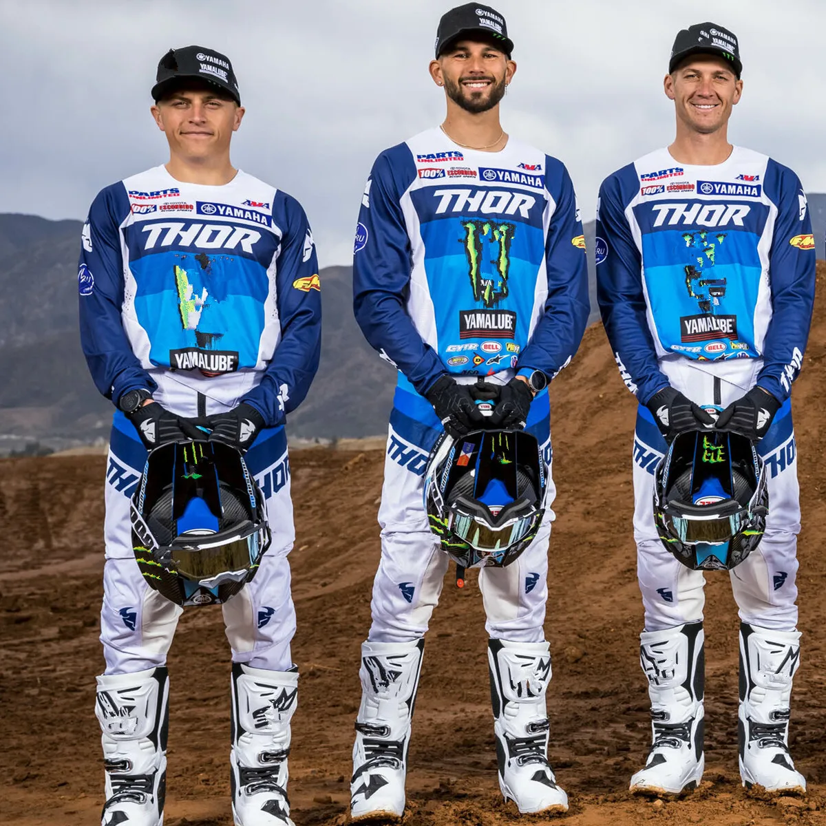 

2022 AMA Men's For Yamaha Motocross Gear Set MTB BMX Dirt Bike Jersey and Pants MX Off Road Jersey Set